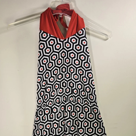 Mud Pie Leighton Maxi 3 Way Dress Geometric Design Size Small NWT - Picture 2 of 9